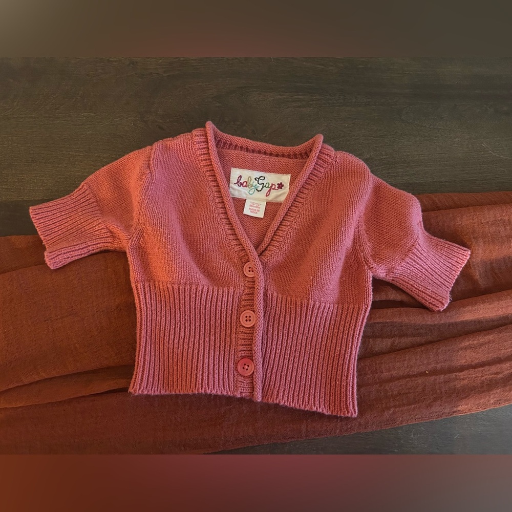 GAP Coral Knit Cardigan
